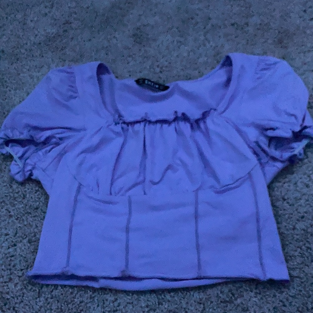 ✨Purple crop top✨